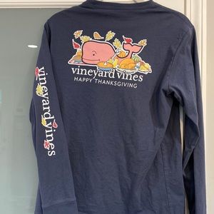 Vineyard vines thanksgiving whale tee